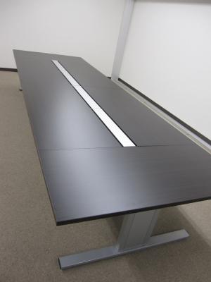  オフィス家具 サンテック　大型ミーティングテーブル　Ｆ880-121ダークブラウン