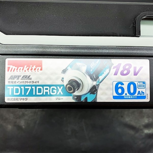 マキタ 充電式インパクトドライバ TD171DRGX 充電式インパクトドライバ TD171DRGX