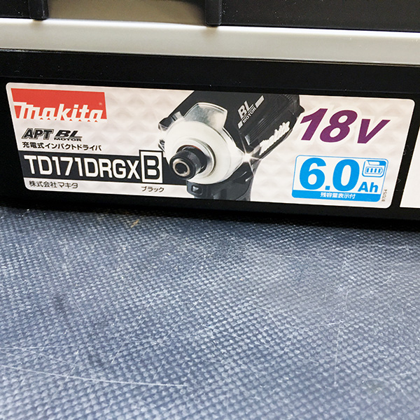 マキタ インパクトドライバ TD171DRGXB インパクトドライバ TD171DRGXB