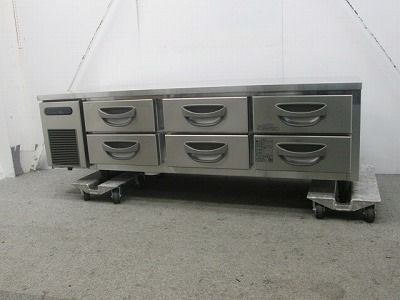 フクシマガリレイ 冷蔵低ドロワーコールドテーブル TBC-550RM3