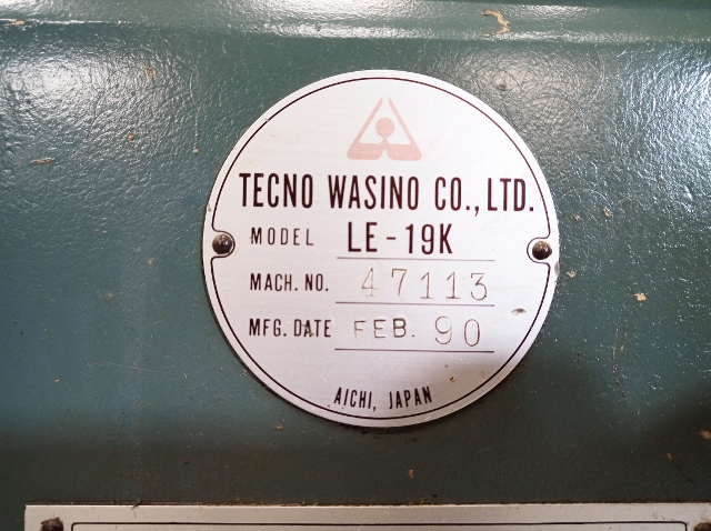 ワシノ/WASINO 汎用旋盤 LE-19K 汎用旋盤 LE-19K