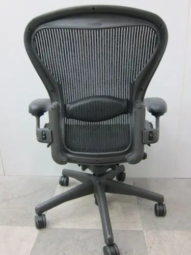 ハーマンミラー/HermanMiller 肘付きアーロンチェアBサイズフル装備 AE123AWB AJG1BBFPBK 3D01 肘付きアーロンチェアBサイズフル装備 AE123AWB AJG1BBFPBK 3D01
