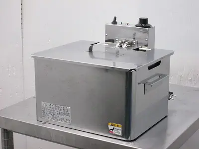 TK-4 TAIJI/タイジ 電気式 フライヤー TF-40A 中古◇専用網 蓋 付き 電源