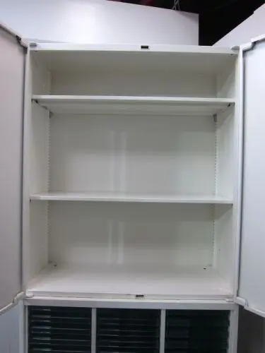 オカムラ A4クリアケース・両開き上下書庫 4H312Y ZA75 A4クリアケース・両開き上下書庫 4H312Y ZA75