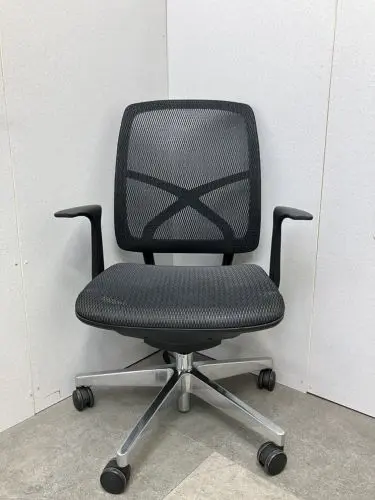 オフィスコム 固定肘付シンクス2チェア  固定肘付シンクス2チェア 