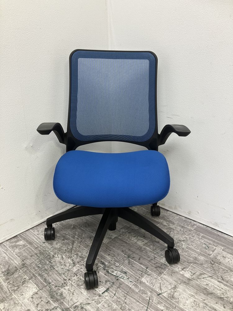 AICO 肘付OAチェア ブルー 肘付OAチェア ブルー