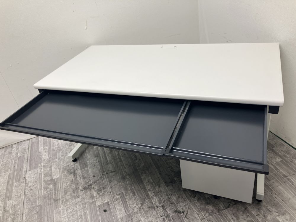 PLUS(プラス) 1400平デスク＋ワゴンセット SP-147HWH SP-046SC-B3 1400平デスク＋ワゴンセット SP-147HWH SP-046SC-B3