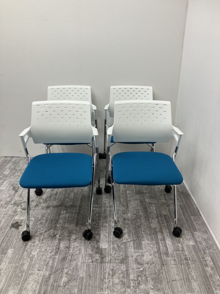 コクヨ ピエガチェア4脚セット CK-M720PAWG4T4-W ピエガチェア4脚セット CK-M720PAWG4T4-W