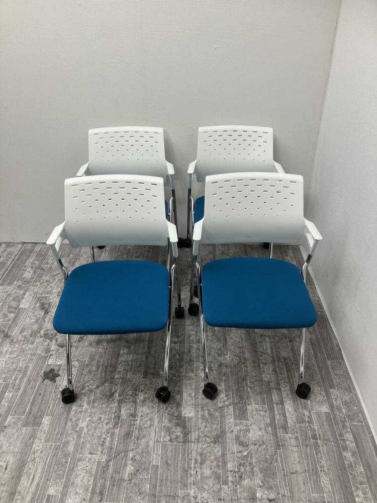 コクヨ ピエガチェア4脚セット CK-M720PAWG4T4-W ピエガチェア4脚セット CK-M720PAWG4T4-W