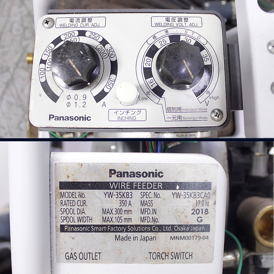 Panasonic/パナソニック 350A CO2/MAG半自動溶接機 YD-350KR2 350A CO2/MAG半自動溶接機 YD-350KR2