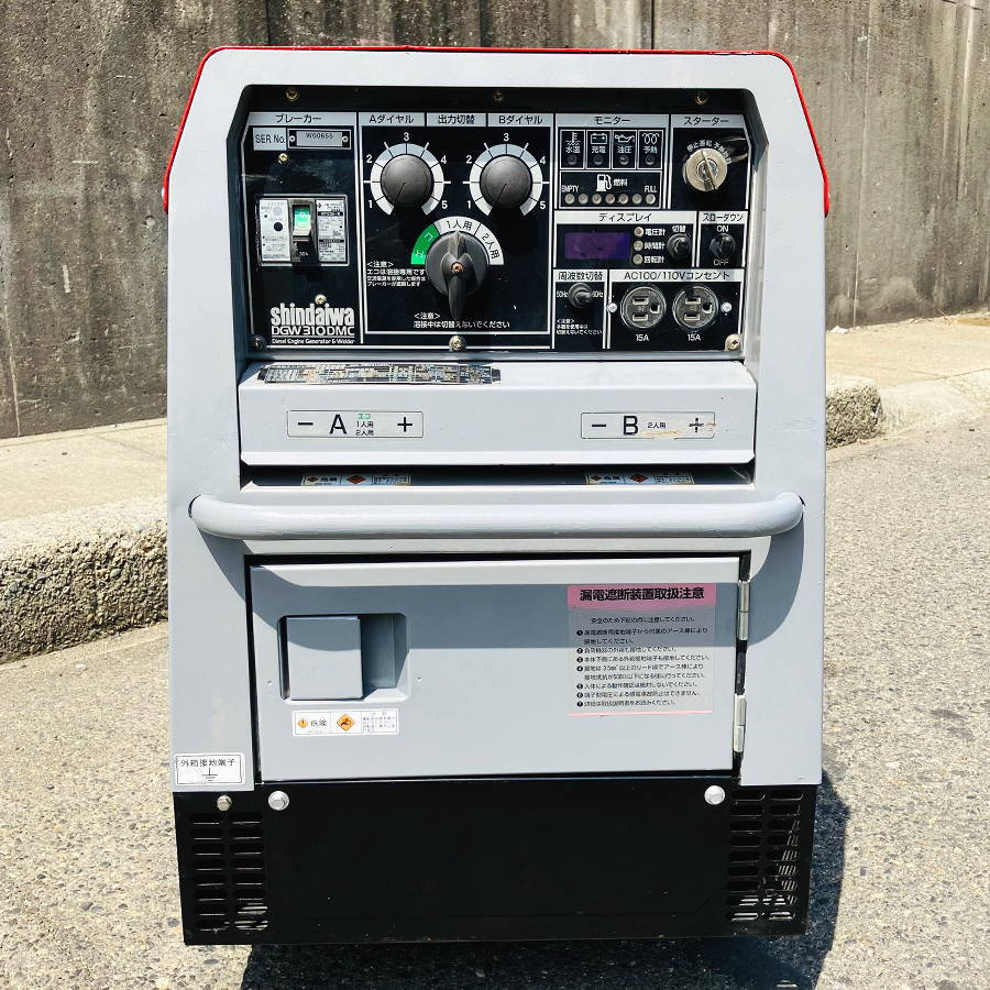 shindaiwa/新ダイワ やまびこ ディーゼルエンジンウェルダー 二人用 DGW310DMC ディーゼルエンジンウェルダー 二人用 DGW310DMC