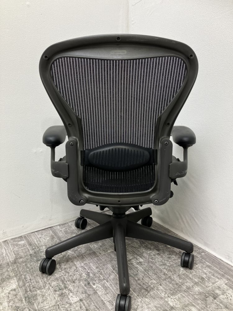 ハーマンミラー(HermanMiller) アーロンチェア（Bサイズ・スタンダード） AE111PWP-AJG1BBFFBK3D01 アーロンチェア（Bサイズ・スタンダード） AE111PWP-AJG1BBFFBK3D01