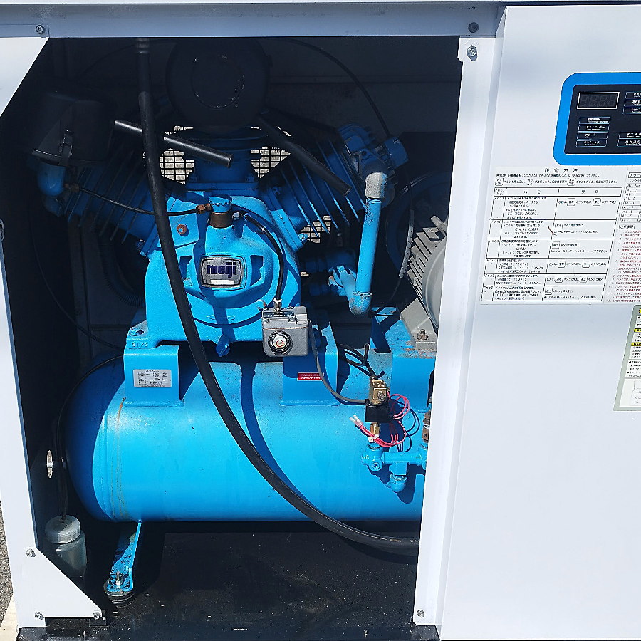 meiji/明治機械 10馬力パッケージコンプレッサー DPKM-75-6 10馬力パッケージコンプレッサー DPKM-75-6