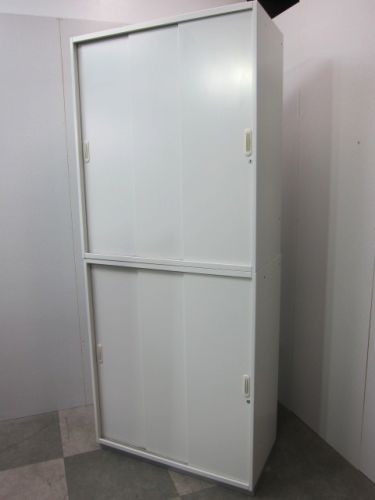 プラス(PLUS) 3扉スライド上下書庫  3扉スライド上下書庫 