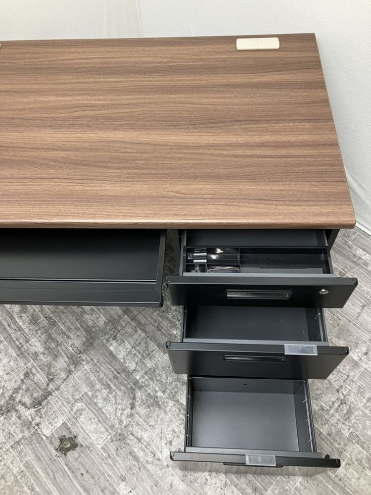 ニトリ 1200片袖デスク MDB127 WN/BK 1200片袖デスク MDB127 WN/BK