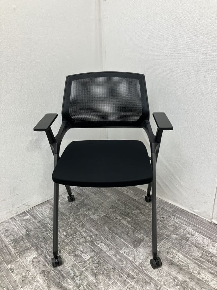 オフィスコム 固定肘付ネスティングチェア UEM-1 固定肘付ネスティングチェア UEM-1