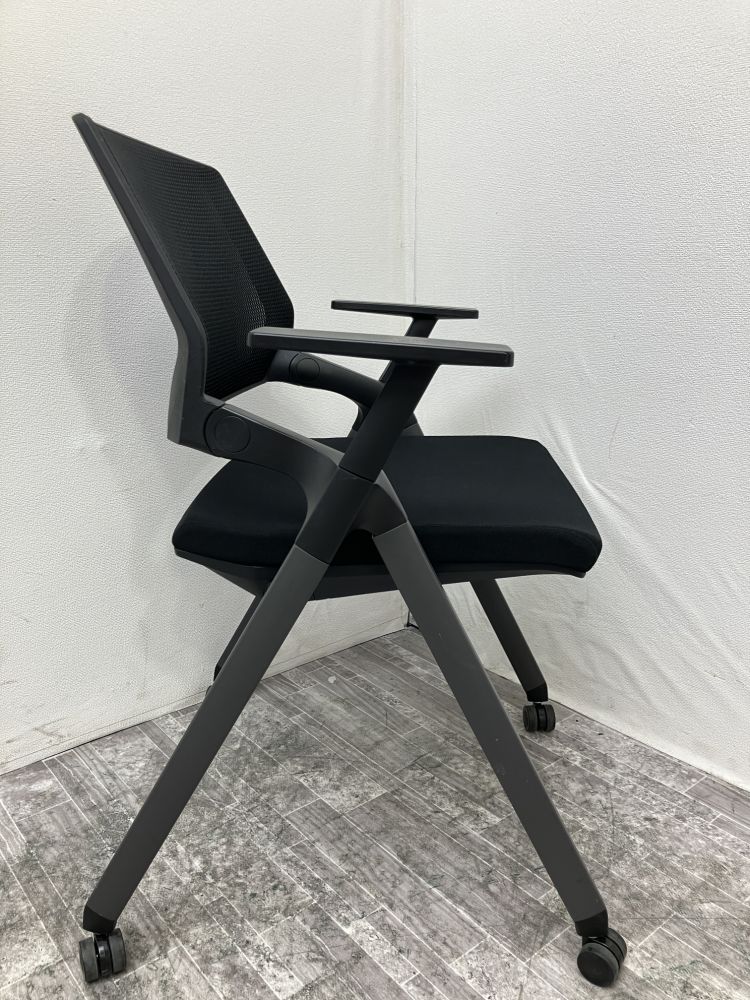 オフィスコム 固定肘付ネスティングチェア UEM-1 固定肘付ネスティングチェア UEM-1