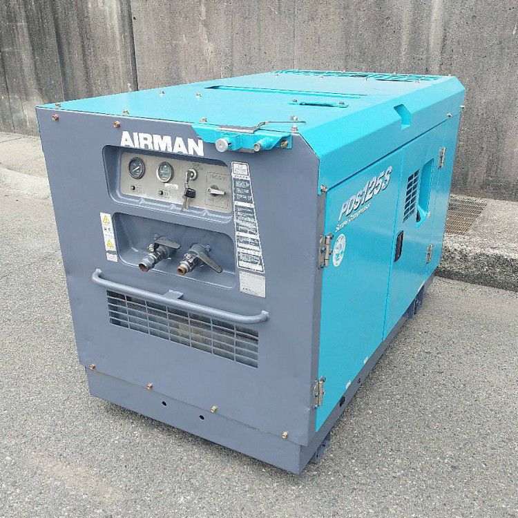愛知県にて 北越工業/エアマン AIRMAN/北越工業エンジンコンプレッサー PDS125S を買取致しました。