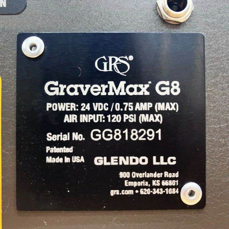 岐阜県にて GRS 多目的彫刻機 GRAVERMAX G8 を買取致しました。
