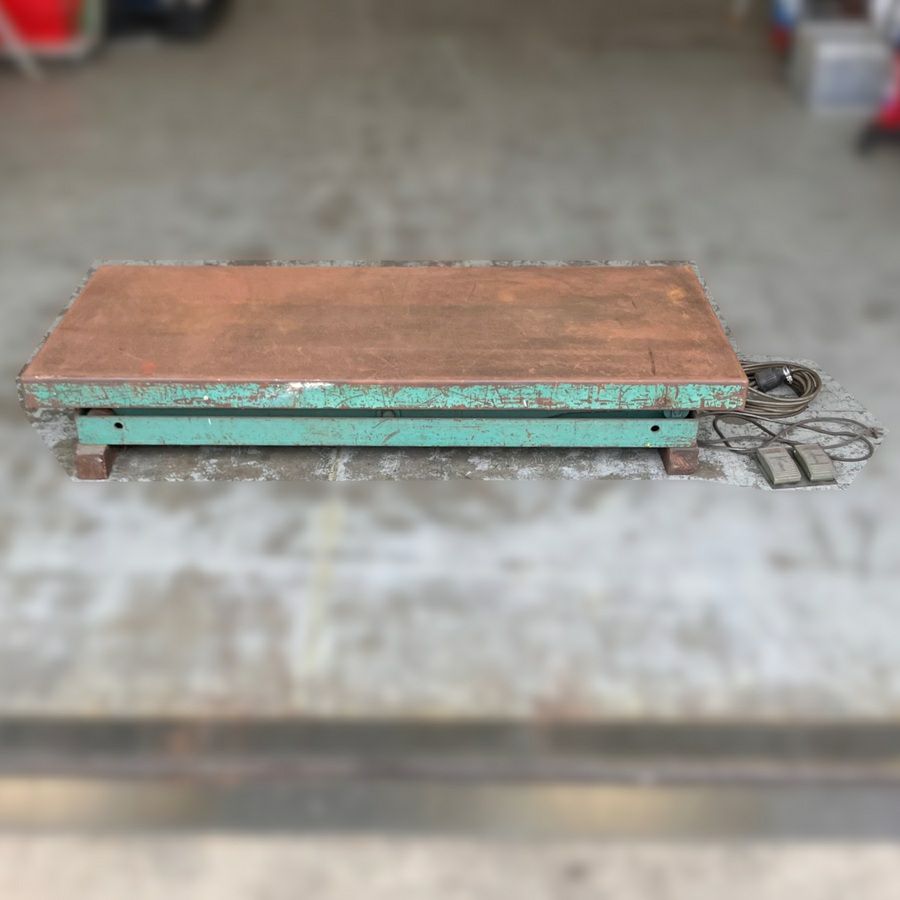 岐阜県にて  2t電動油圧テーブルリフター2000kg K-2009 を買取致しました。