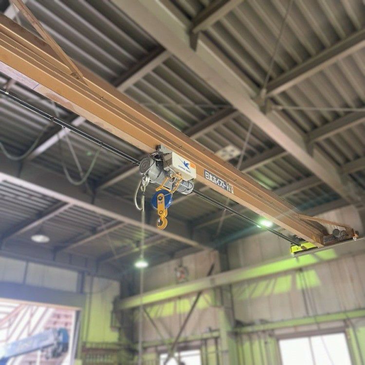 岐阜県にて 日本ホイスト 天井クレーンホイスト2.8トン NHEE2.8TA を買取致しました。