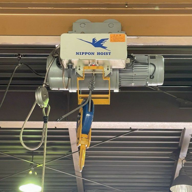 岐阜県にて 日本ホイスト 天井クレーンホイスト2.8トン NHEE2.8TA を買取致しました。