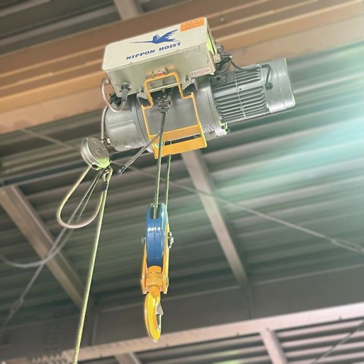 岐阜県にて 日本ホイスト 天井クレーンホイスト2.8トン NHEE2.8TA を買取致しました。