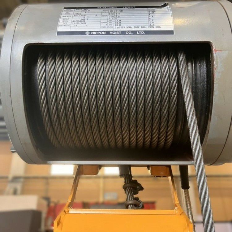 岐阜県にて 日本ホイスト 天井クレーンホイスト2.8トン NHEE2.8TA を買取致しました。