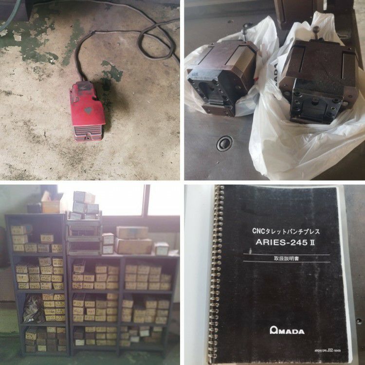 三重県にて AMADA/アマダ ターレットパンチプレス ARIES-2452 を買取致しました。