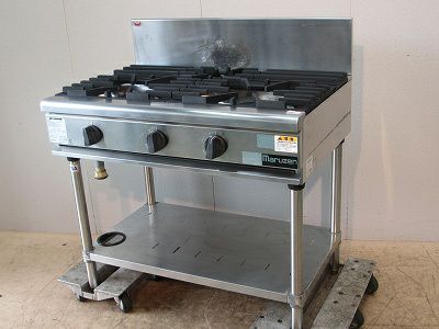 愛知県にて マルゼン 3口ガステーブル RGT-0963 を買取致しました。