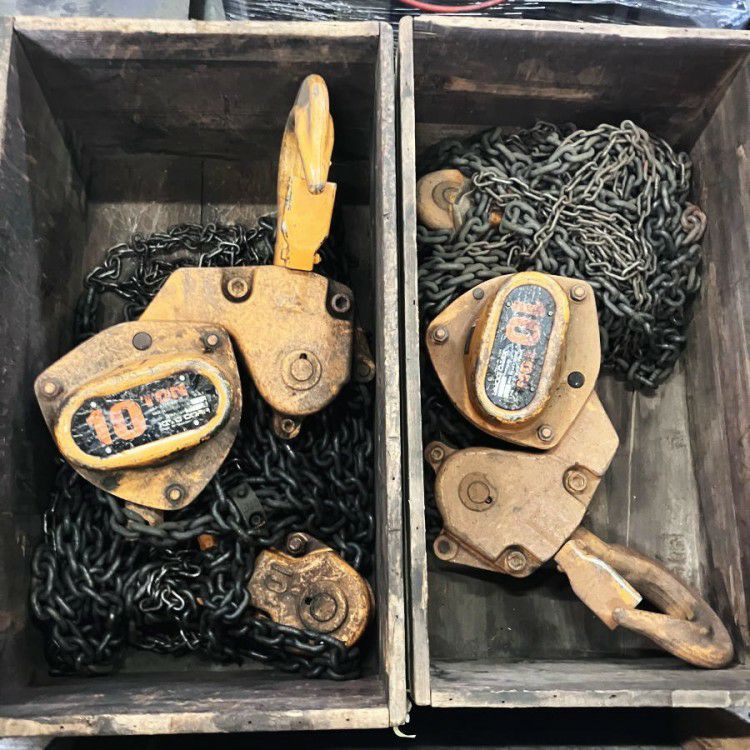 愛知県にて KITO/キトー 10t手動チェーンブロック CB100 を買取致しました。