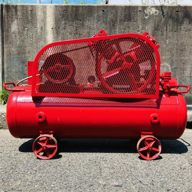 三重県にて meiji/明治機械製作所 ５馬力コンプレッサー GH-5 を買取致しました。