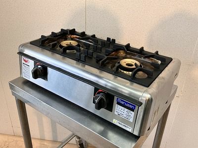 愛知県にて マルゼン 卓上2口ガスコンロ M-822E を買取致しました。