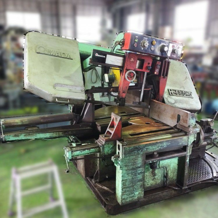 愛知県にて AMADA/アマダ 大型バンドソー H-650HD を買取致しました。