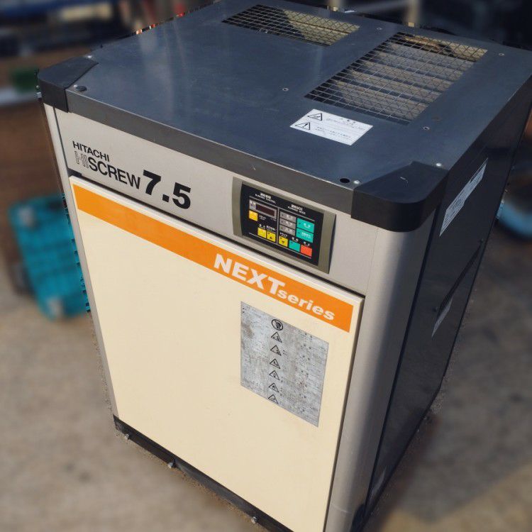 岐阜県にて 日立 スクリューコンプレッサ OSP-7.5M6ARN を買取致しました。