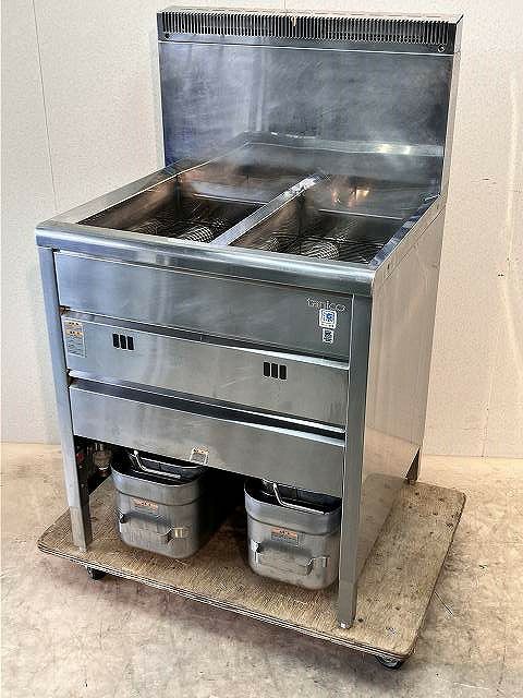 静岡県にて タニコー 2槽ガスフライヤー TGFL-67CW を買取致しました。