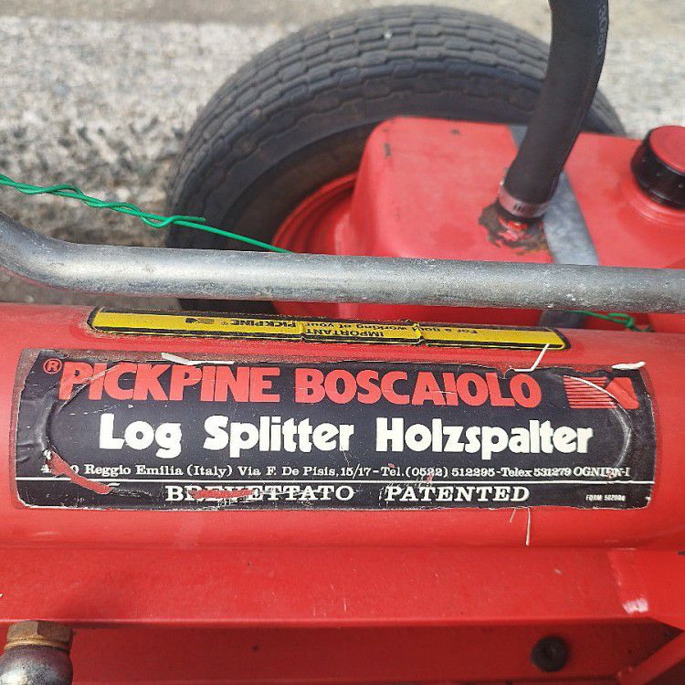 三重県にて PICKPINE エンジン式薪割り機 PS26 PS-26 を買取致しました。