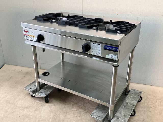 岐阜県にて マルゼン 2口ガステーブル RGT-0962D を買取致しました。