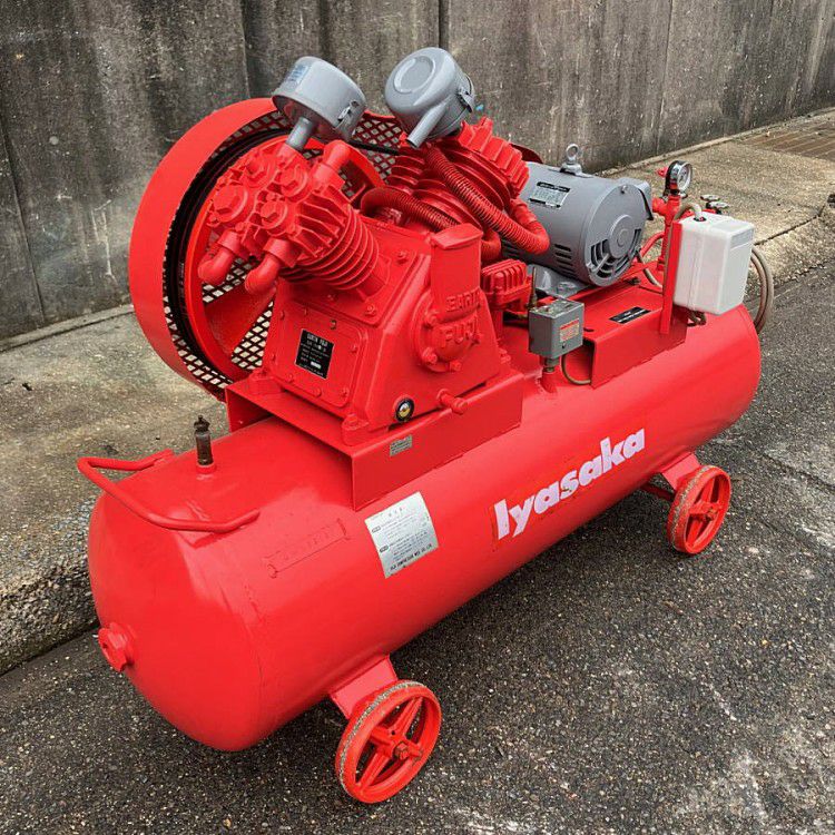 愛知県にて  イヤサカ/FUJI/富士コンプレッサー 中圧コンプレッサー OH-37F を買取致しました。