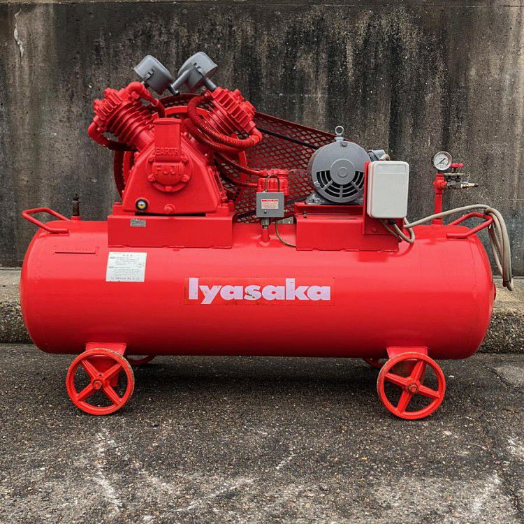 愛知県にて  イヤサカ/FUJI/富士コンプレッサー 中圧コンプレッサー OH-37F を買取致しました。