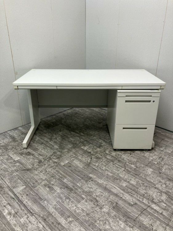 岐阜県にて ウチダ（内田洋行） 1400平デスク＋ワゴンセット  を買取致しました。