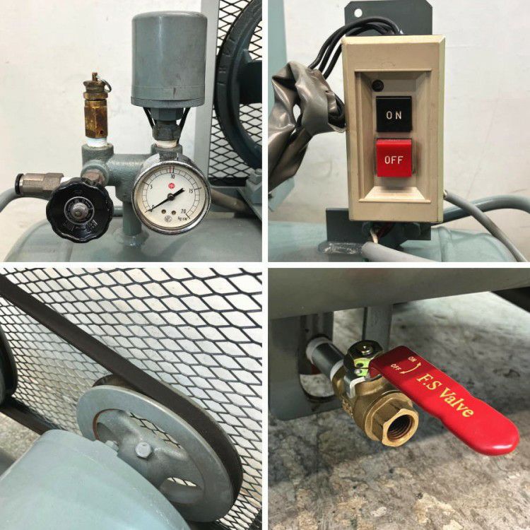 愛知県にて 日立 2馬力給油式レシプロコンプレッサー 1.5P-9.5VD6 を買取致しました。