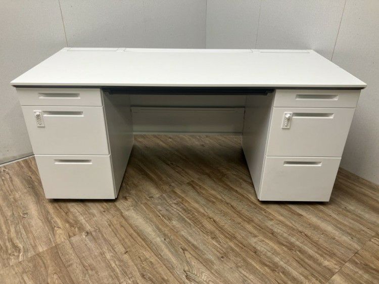 静岡県にて コクヨ ダイヤル式1600両袖デスク  を買取致しました。