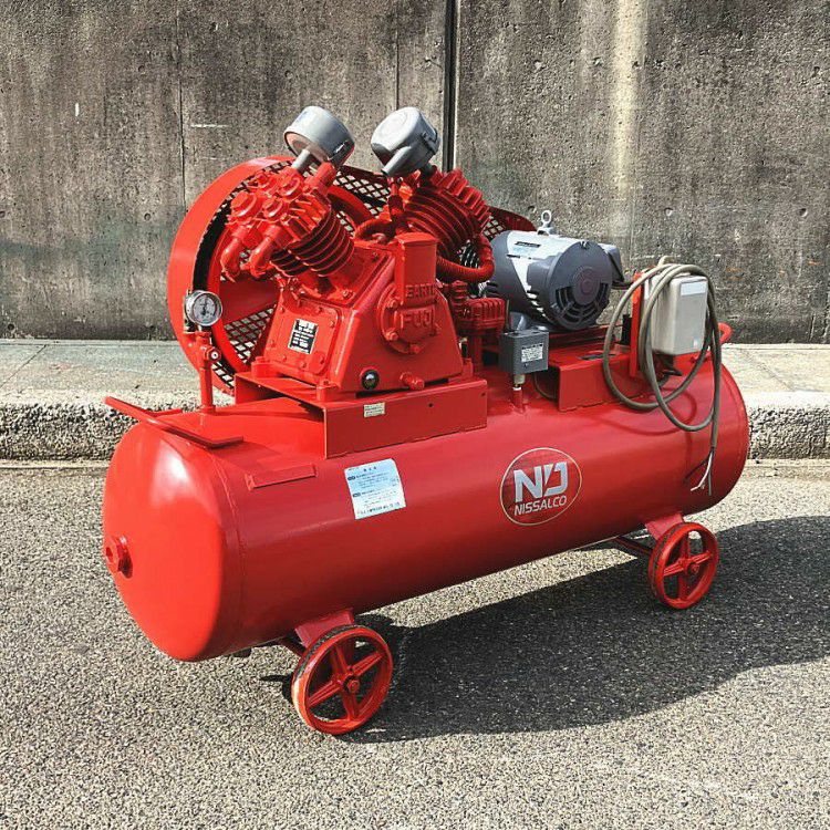 三重県にて NISSALCO/ニッサルコ 5馬力エアーコンプレッサー CM-7065-600S を買取致しました。