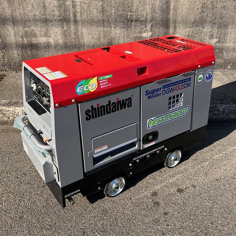 岐阜県にて 新ダイワ 溶接機兼発電機 DGW4X2DM を買取致しました。