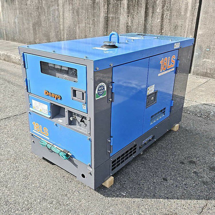 三重県にて Denyo/デンヨー ディーゼルエンジン発電機 TLG-18LSY を買取致しました。